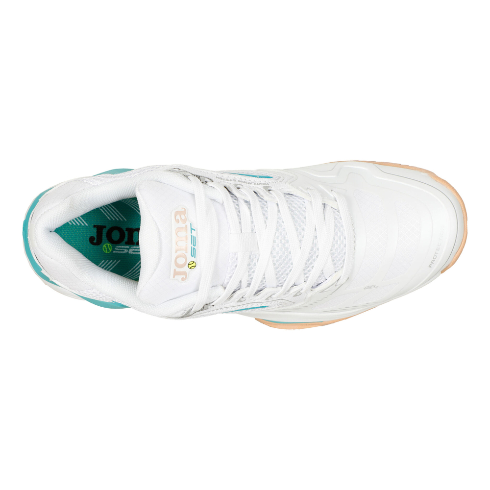 Женские теннисные кроссовки Joma Set Clay Court Shoe Women - White, Turquoise