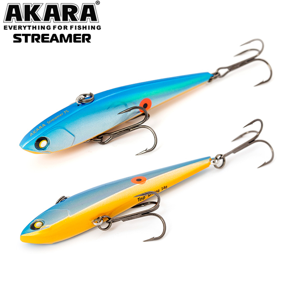 Воблер Akara раттлин Streamer 75 мм 14 гр. (1/2 oz 2,9 in) A115