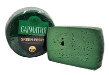 Сыр &quot;Сарматия Green Pesto&quot; Беловежский - купить с доставкой по Москве и области