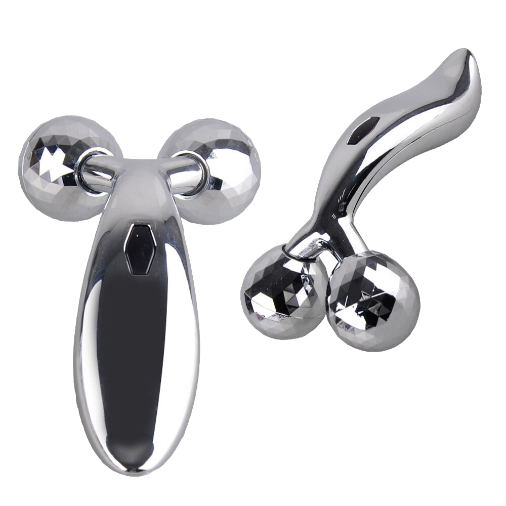 3D Ручной лифтинг массажер для лица, шеи и тела 3д MASSAGER (Silver) ZL-206