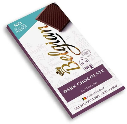 Шоколад Бельгиан Горький шоколад без сахара 100г