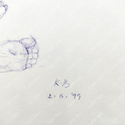 Эскизы обнаженной натуры. Карандаш, уголь, сангина. 1996