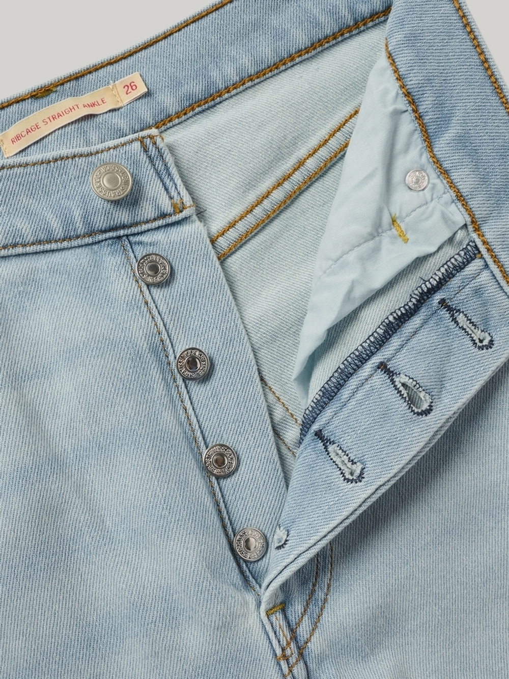 Женские прямые джинсы с завышенной талией Levi's Ribcage Straight Ankle 72693-0272