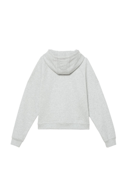 ZARA X BENITO ANTONIO ТОЛСТОВКА С КАПЮШОНОМ И НАШИВКОЙ, СЕРЫЙ МЕЛАНЖ