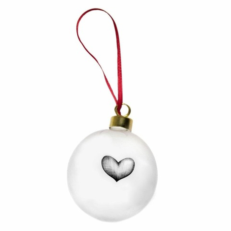 Шарик новогодний 8см Rory Dobner Christmas Heart
