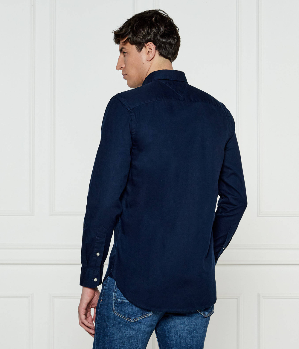 Рубашка FLEX DOBBY Tommy Hilfiger - темно-синий(MW0MW37578)