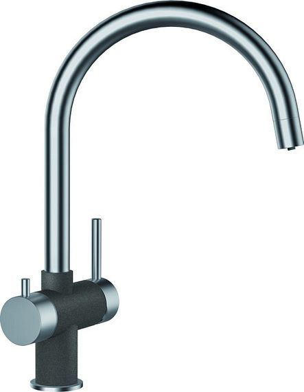 Смеситель SCHOCK Ares, Cristalite сталь/баварский камень