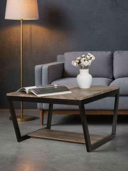 Стол журнальный BeautyStyle 32 дуб крымский состаренный/венге