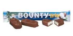 82Г ШОКОЛАДНЫЙ БАТОНЧИК Bounty Трио