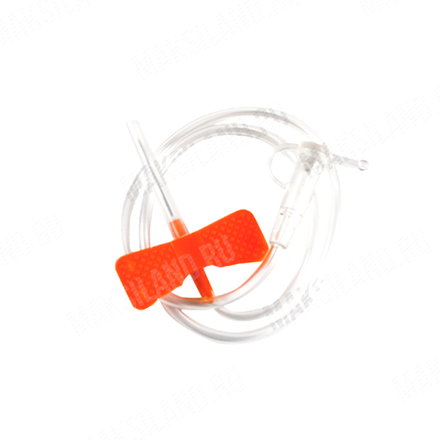 Игла бабочка 25G , устройство для вливания в малые вены Improvacuter, уп.100шт
