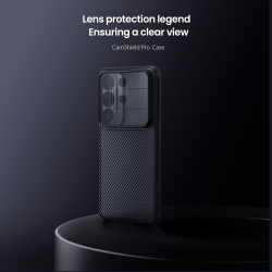 Чехол тонированный для смартфона Samsung Galaxy S26 Ultra, серия CamShield Pro (защитная сдвижная шторка для камеры) от Nillkin