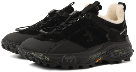 Premiata Cross-D Черные с мехом