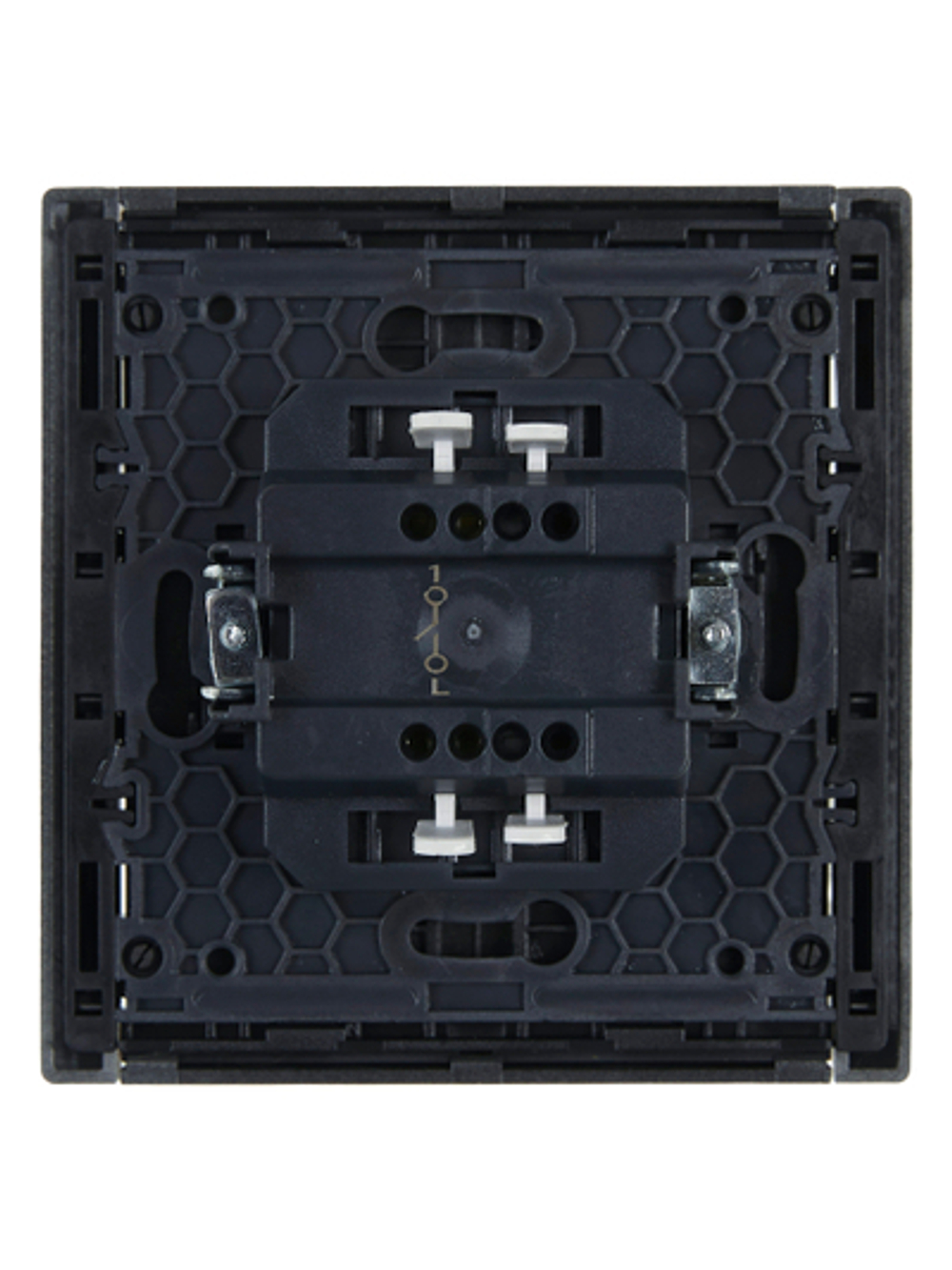 FORTE&PIANO Выключатель 1-клавишный 10А FP501 сталь IEK