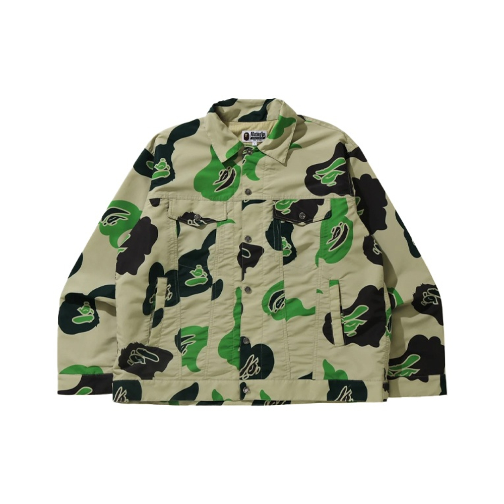 A Bathing Ape Def Camo Loose Fit Trucker Куртка