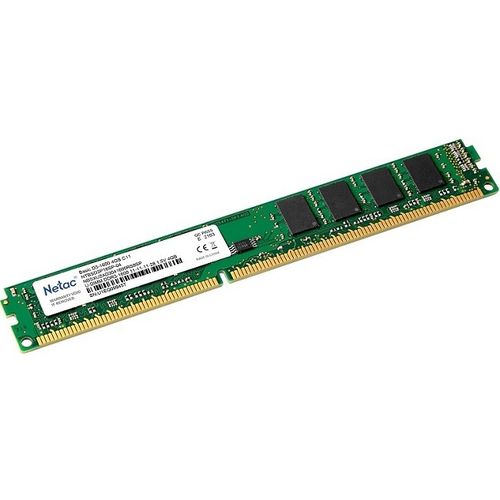 Модуль памяти DIMM DDR3 4Gb, 1600Mhz, Netac (NTBSD3P16SP-04)