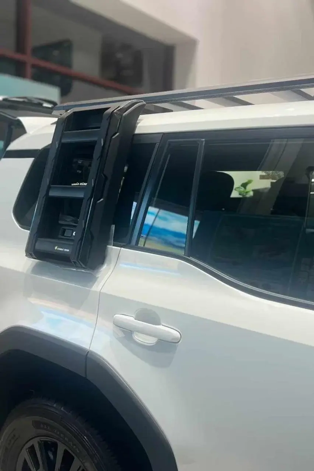 Платформа на крышу с лестницей багажник на Toyota Land Cruiser Prado 250 LC250 крузак прадо