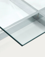 Журнальный столик Plum хромированный