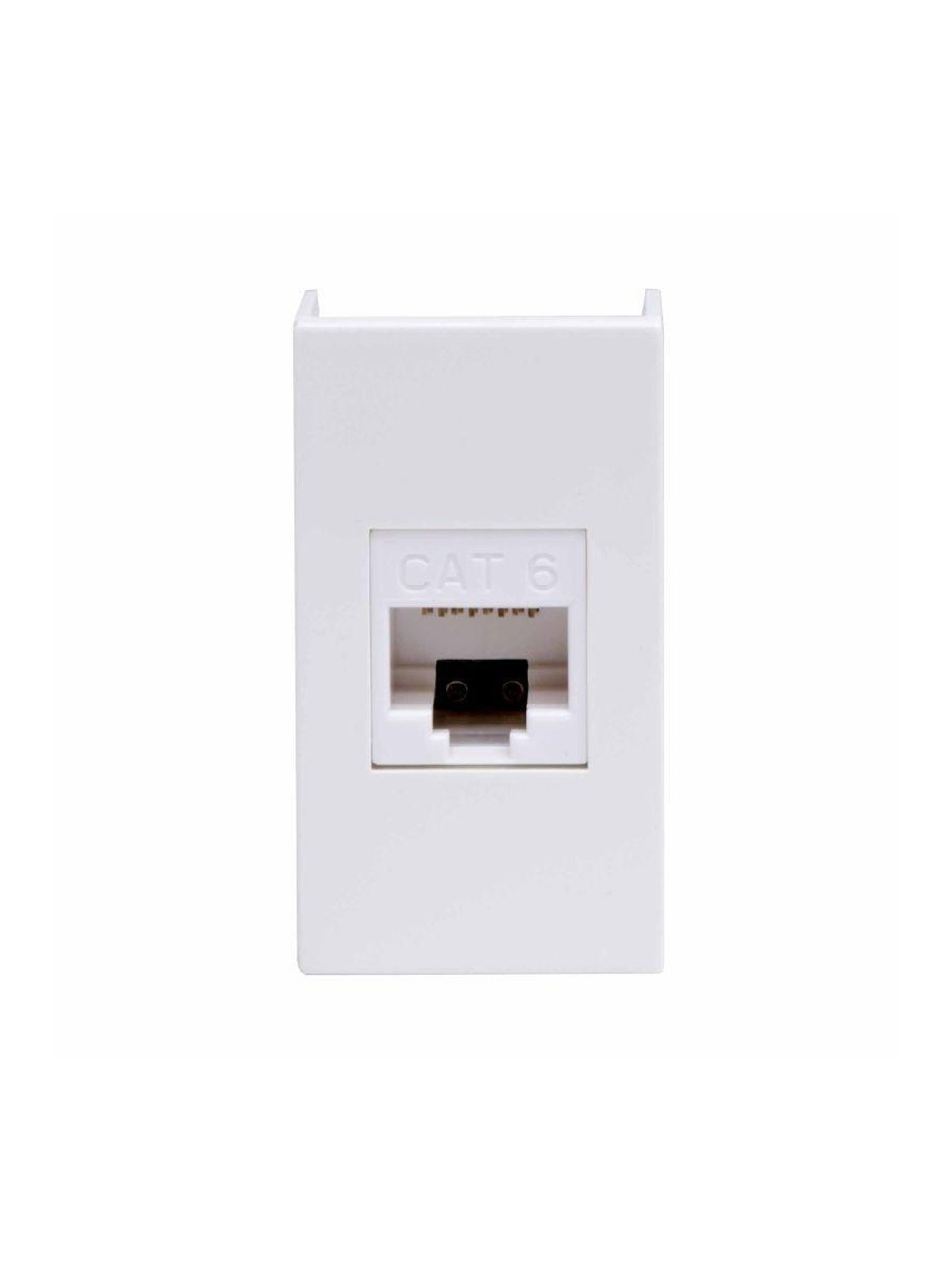 Розетка компьютерная 1-м 1мод. Viva RJ45 кат.6 бел. DKC 45058