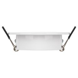 Светильник встраиваемый декоративный ЭРА KL92 WH под лампу MR16 GU5.3 белый пластиковый