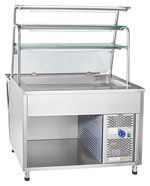 Прилавок-витрина Abat ПВВ(Н)-70Т-НШ