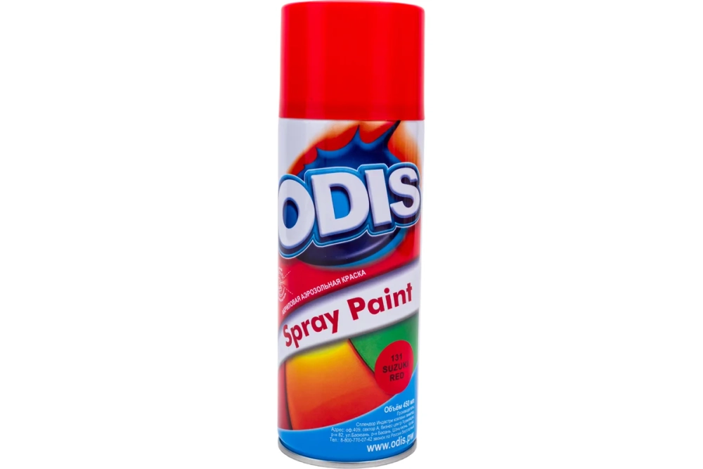 Краска-спрей ODIS сузуки красный №131 450мл (12)