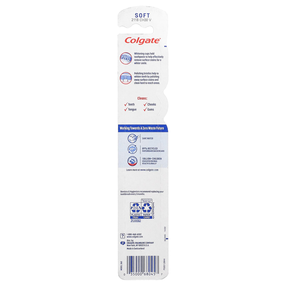 Colgate, зубная щетка 360 Optimal, мягкая, 1 шт.