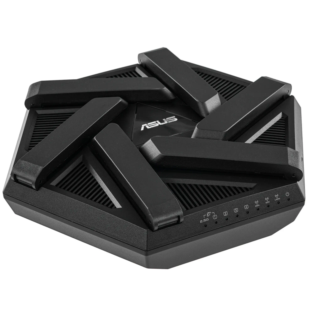 Wi-Fi-роутер ASUS RT-AXE7800, 5 LAN-портов, 6 внешних антенн, 2,4/5 ГГц