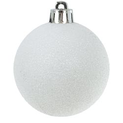 GAEM Набор из 40шт, Украшение новогоднее Шар "Снежное очарование", D 6 см, L14,5 W14,5 H26 см