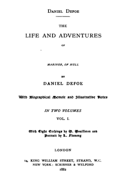 The Life and Adventures of Robinson Crusoe, Mariner, of Hull. Volume 1 | Daniel Defoe