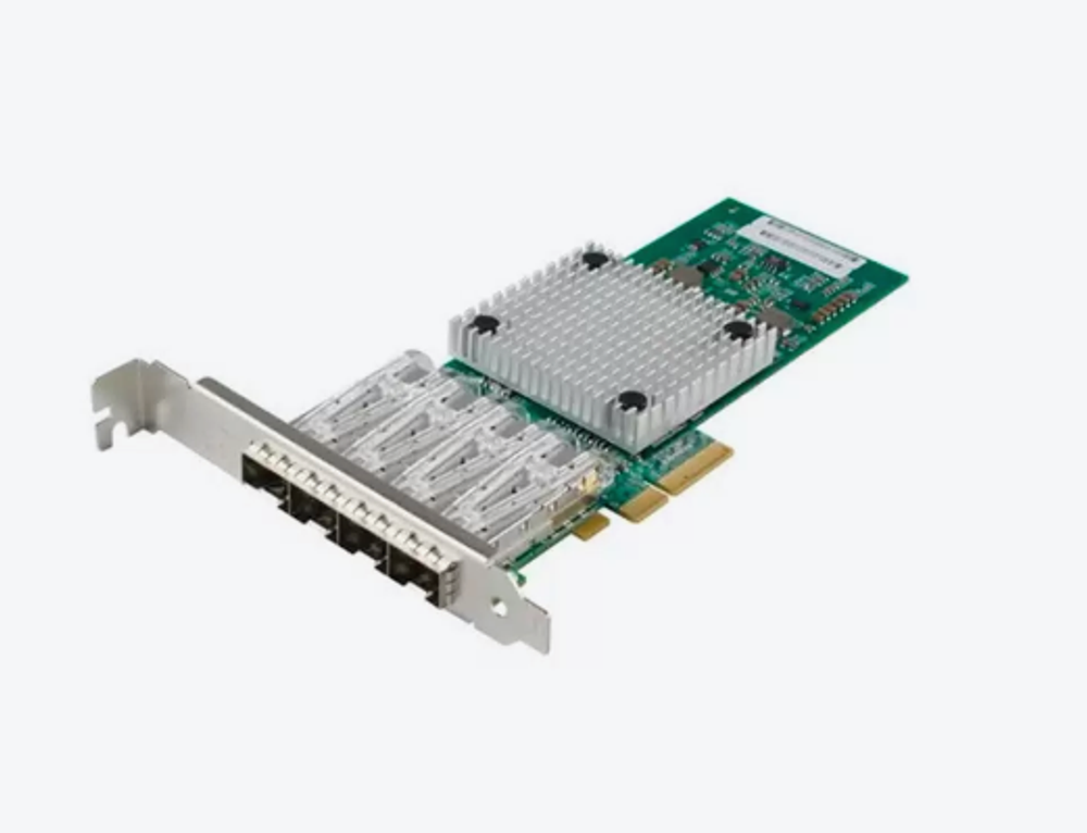 ACD-I350AM4-4x1G-RJ45 Ethernet Network Adapter, Intel i350, 4x RJ45 1GbE, PCI-E v2 x4, VMDq. PCI-SIG SR-IOV (520112)