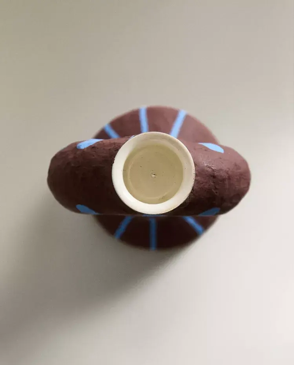 ZARA HOME ПОДСВЕЧНИК ИЗ ПАПЬЕ-МАШЕ, РАЗНОЦВЕТНЫЙ