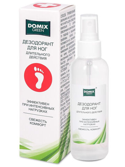 Дезодорант д/ног DOMIX GREEN 150мл