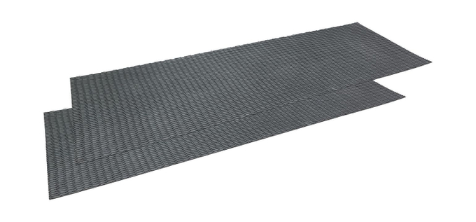 Покрытие палубное EVA, 2400х800х6мм, самоклеящееся, темно-серое, тип "F", упаковка 2 листа, Marine Rocket