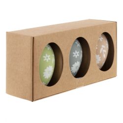 GAEM Набор из 3-х изделий декоративных подвесных "Яйцо" (4*6), L13 W7 H4 см