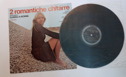 Винтажная виниловая пластинка LP Django and Bonnie 5 Raccolta 2 Romantiche Chitarre (Italy 1976)
