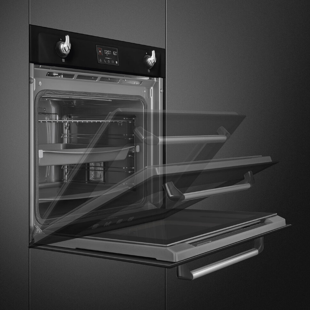 Многофункциональный духовой шкаф Smeg SOP6902S2PN