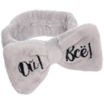 Повязка на голову «New collection Vostok - ОЙ ВСЕ!», цвет розовый, серый, голубой и сиреневый, 20*6см ( упаковка белый ZIP пакет )