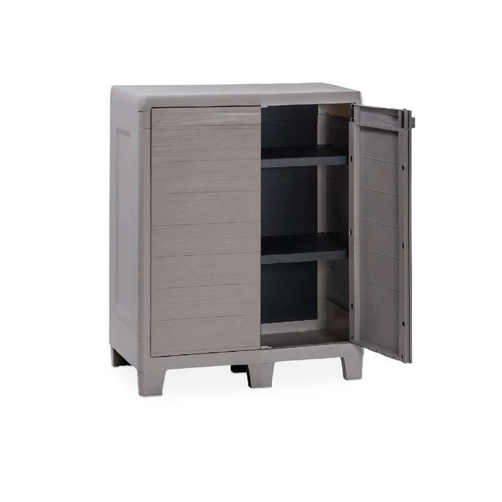 Уличная пластиковая тумба Toomax Woody's XL Light Grey