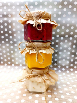 Мед- суфле, набор из 3-х банок по 150 гр, стекло