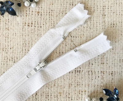 Молния спираль T3, L 57 см, н/р, белый