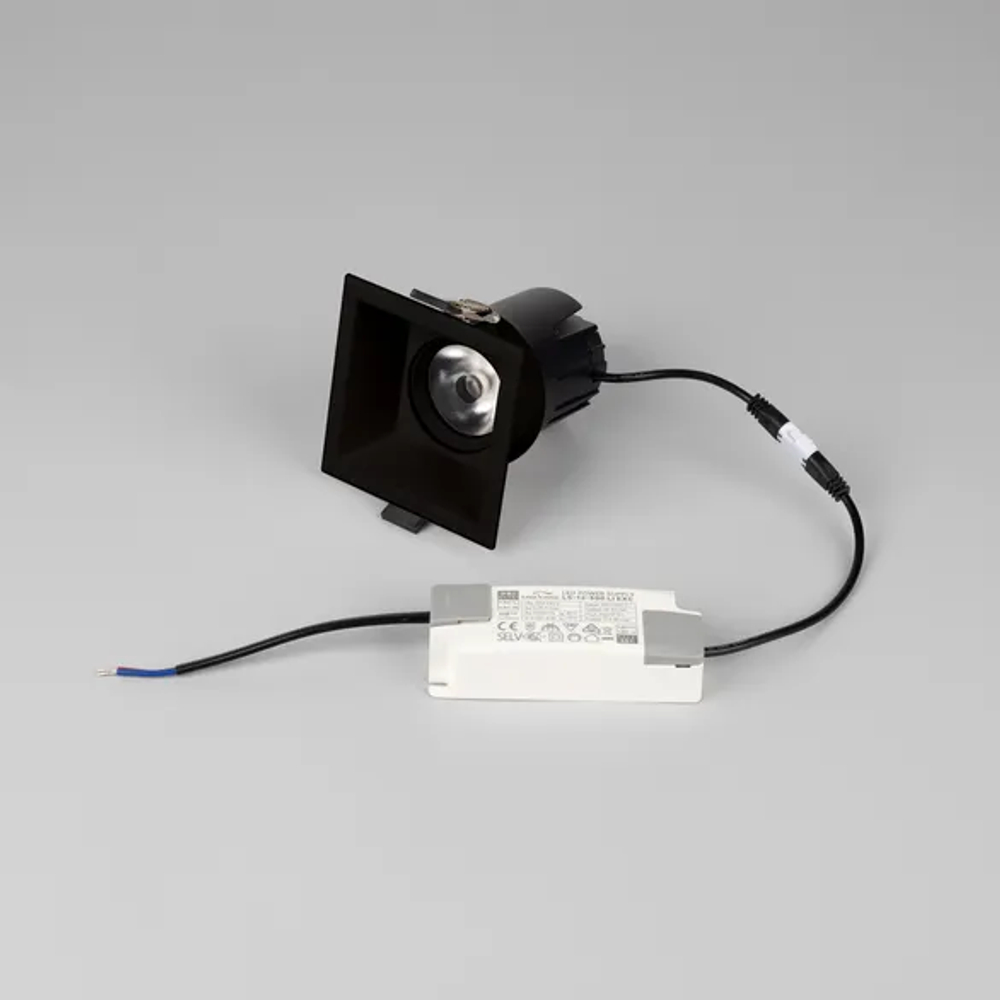 Светильник MS-FLOW-BUILT-S85x85-12W Day4000 (BK, 38 deg, 230V) (Arlight, IP20 Металл, 5 лет) 055931