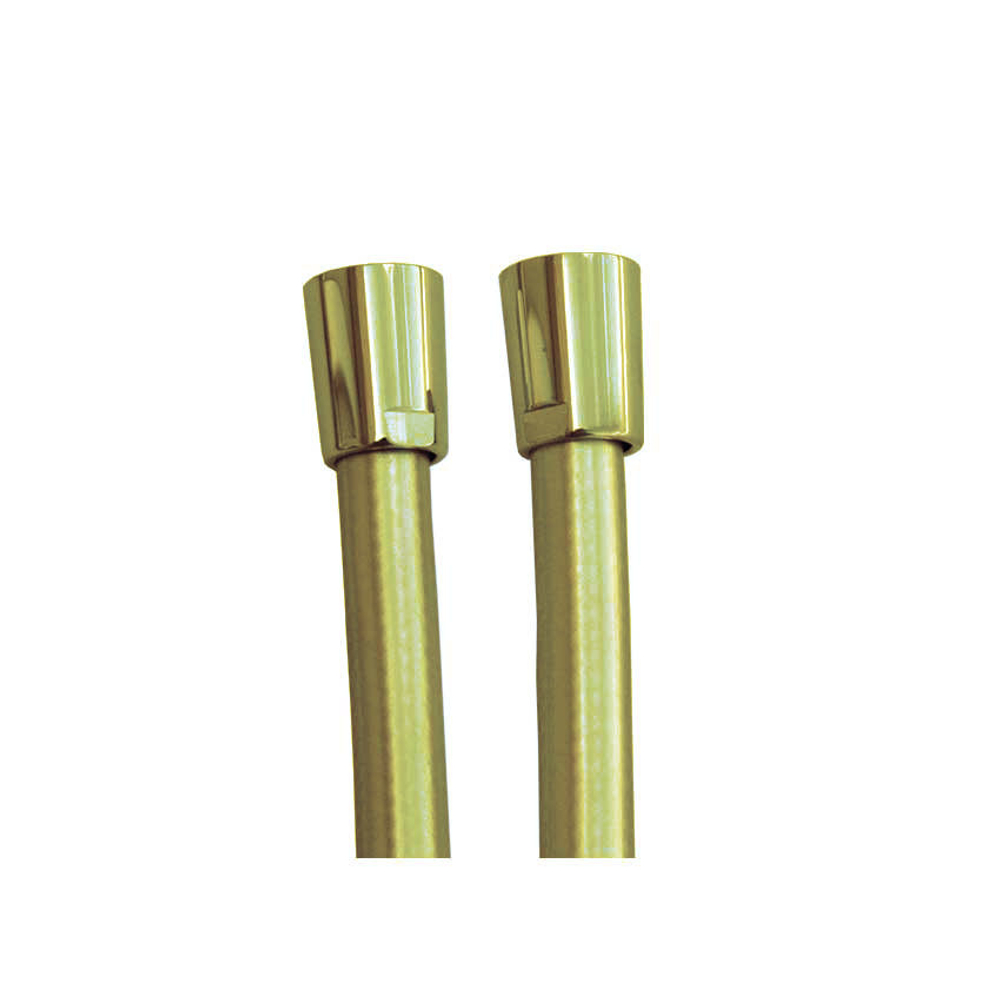 Шланг душевой 1,75м в ПВХ оплётке с шарниром 2475COC золотой