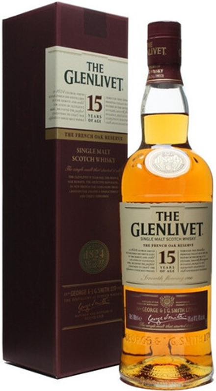 Виски The Glenlivet 15 years with box, 0.7 л