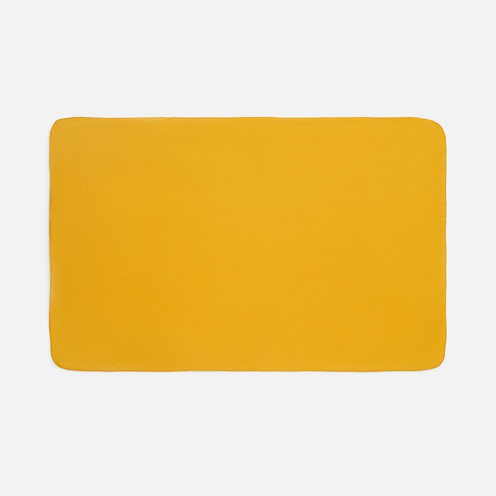 Флисовый плед Warm&Peace XL, желтый