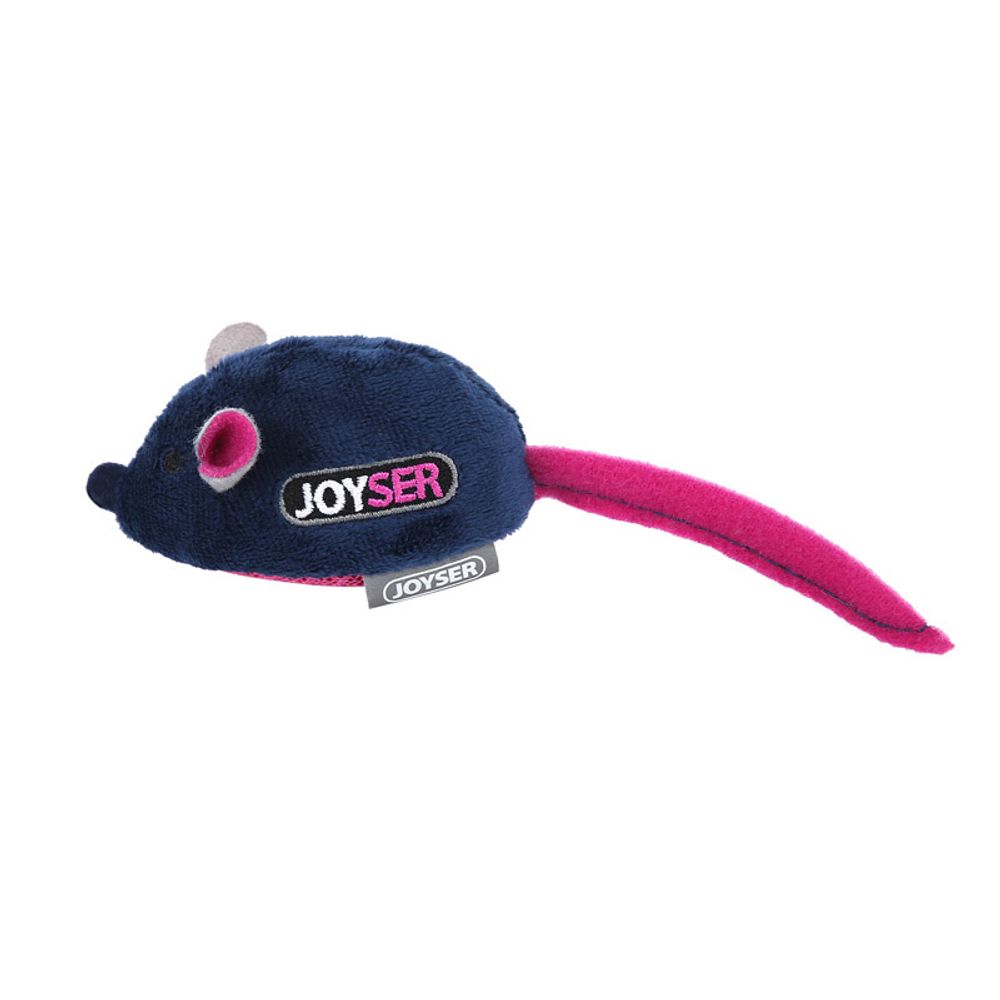 JOYSER 7055J Cat Motion Игрушка для кошек Мышка со звуковым чипом синяя, 16 см