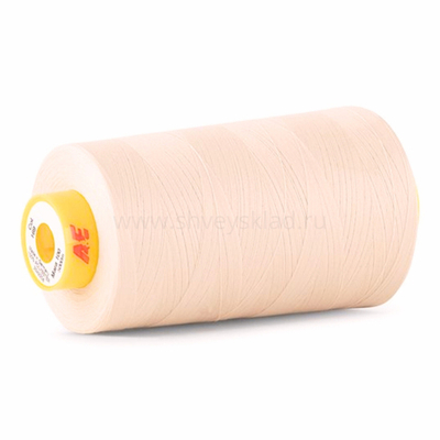 Нитка Gutermann Mara 150 (5000 метров), 1 боб., особо тонкая | 414 св.кремово-бежевый