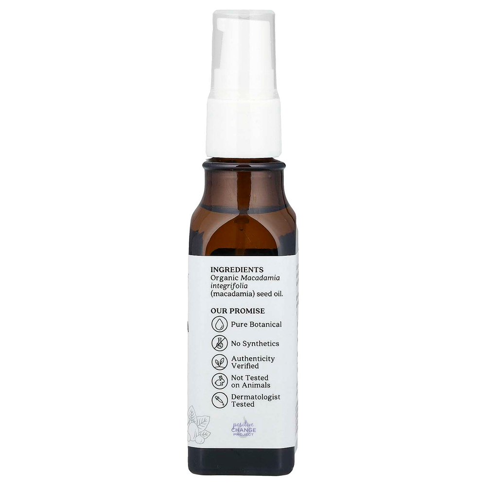 Aura Cacia, масло для ухода за кожей, органическая макадамия, 30 мл (1 жидк. унция)