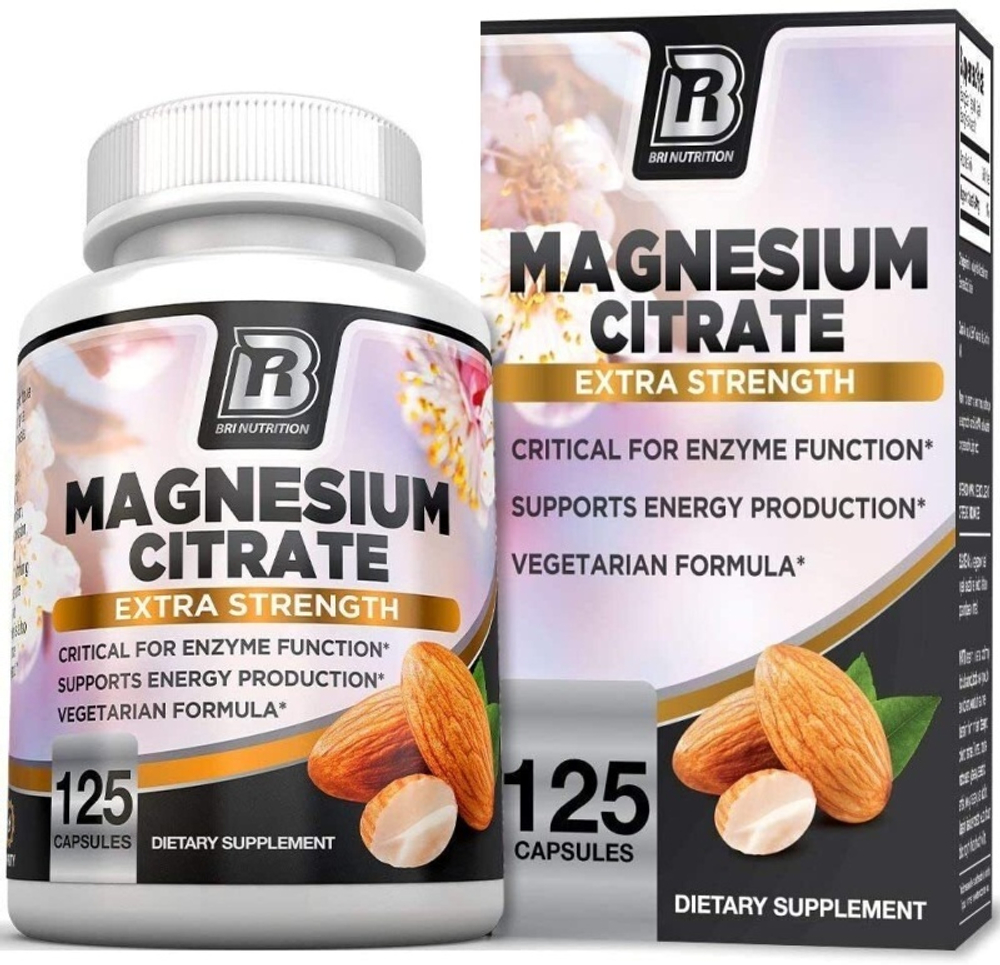 Bri Nutrition магний цитрат, 400 мг, 125 капсул