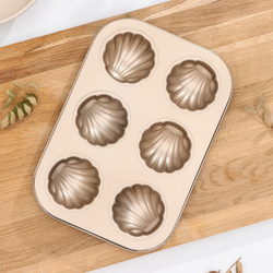 Форма для выпечки печенья Мадлен металлическая Danny Home