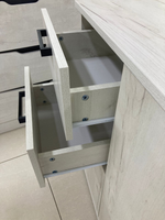 Комод Стандарт 3 дуб крафт белый